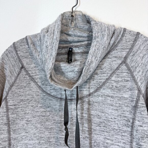 Kuhl Sweatshirt Top Gray Cowl Neck Long Sleeve Hiking Medium - Picture 5 of 10